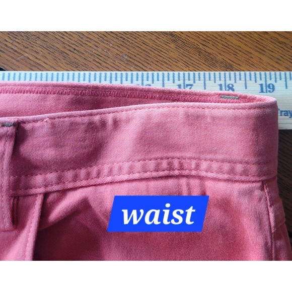 Robert Graham Pants Men's 36×34 Pink Red Classic Yates Straight Leg Casual Chino - Picture 4 of 12